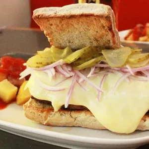 Sándwich Hamburguesa queso